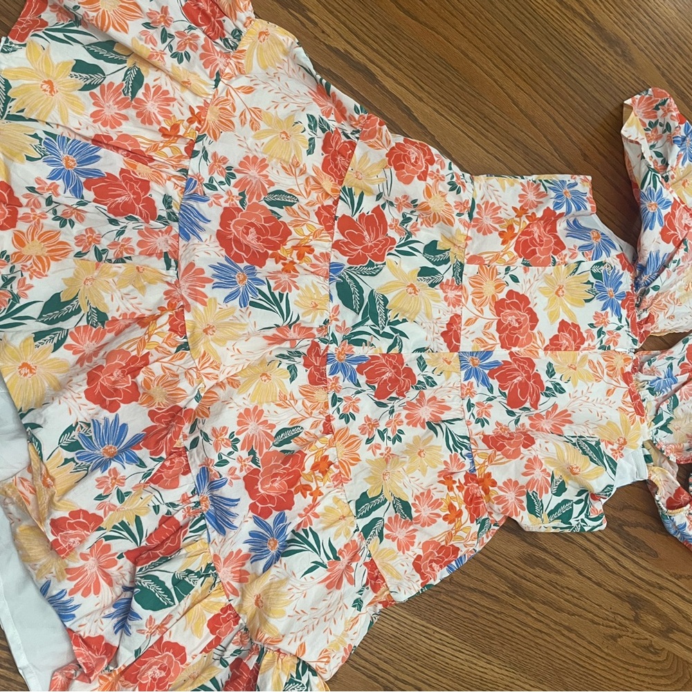 Sugarlips Floral Wedding Dress - Red, Blue, Yellow
